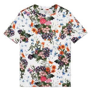 ERDEM x H&M Limited Edition Floral patterned T-shirt in White